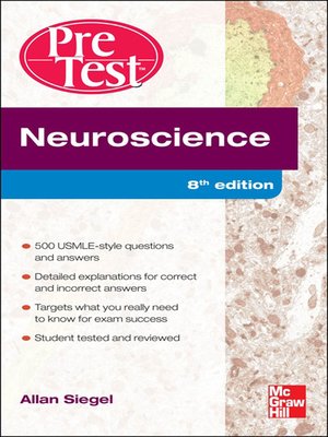 cover image of Neuroscience Pretest Self-Assessment and Review
